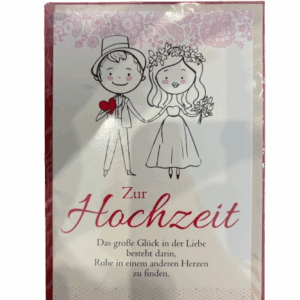 Glückwunschkarte Hochzeit